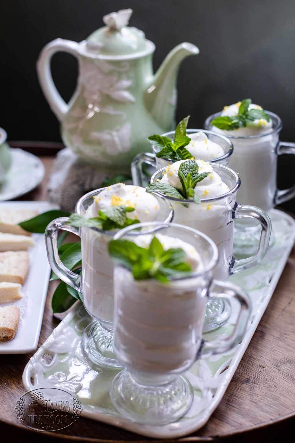 Afternoon Tea Recipes - Lemon Brandy Syllabub Afternoon Tea Recipes - Lemon Brandy Syllabub