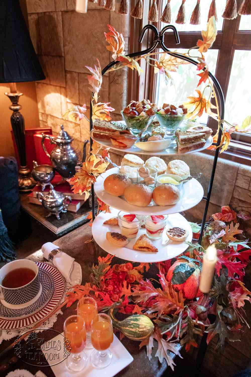 Afternoon Tea Menu - Recipes from the World of Wizards - Dine in Food Tray for 3 Afternoon Tea Menu - Recipes from the World of Wizards - Dine in Food Tray for 3