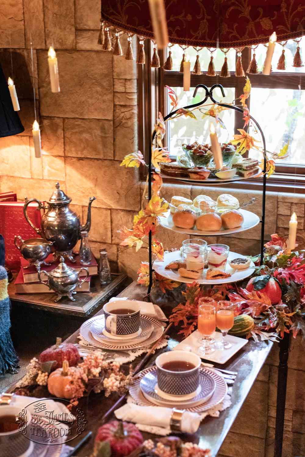 Afternoon Tea Menu - Recipes from the World of Wizards - Dine in Tea Tray for 3 Afternoon Tea Menu - Recipes from the World of Wizards - Dine in Tea Tray