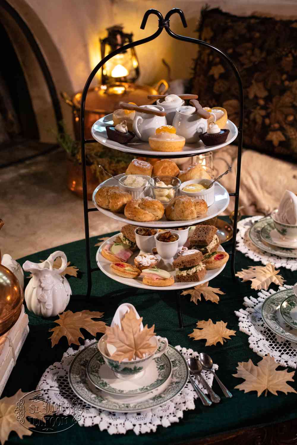 Afternoon Tea Menu - Tea in the Shire - Dine In Food Tray for 3 Afternoon Tea Menu - Tea in the Shire - Dine In Food Tray for 3
