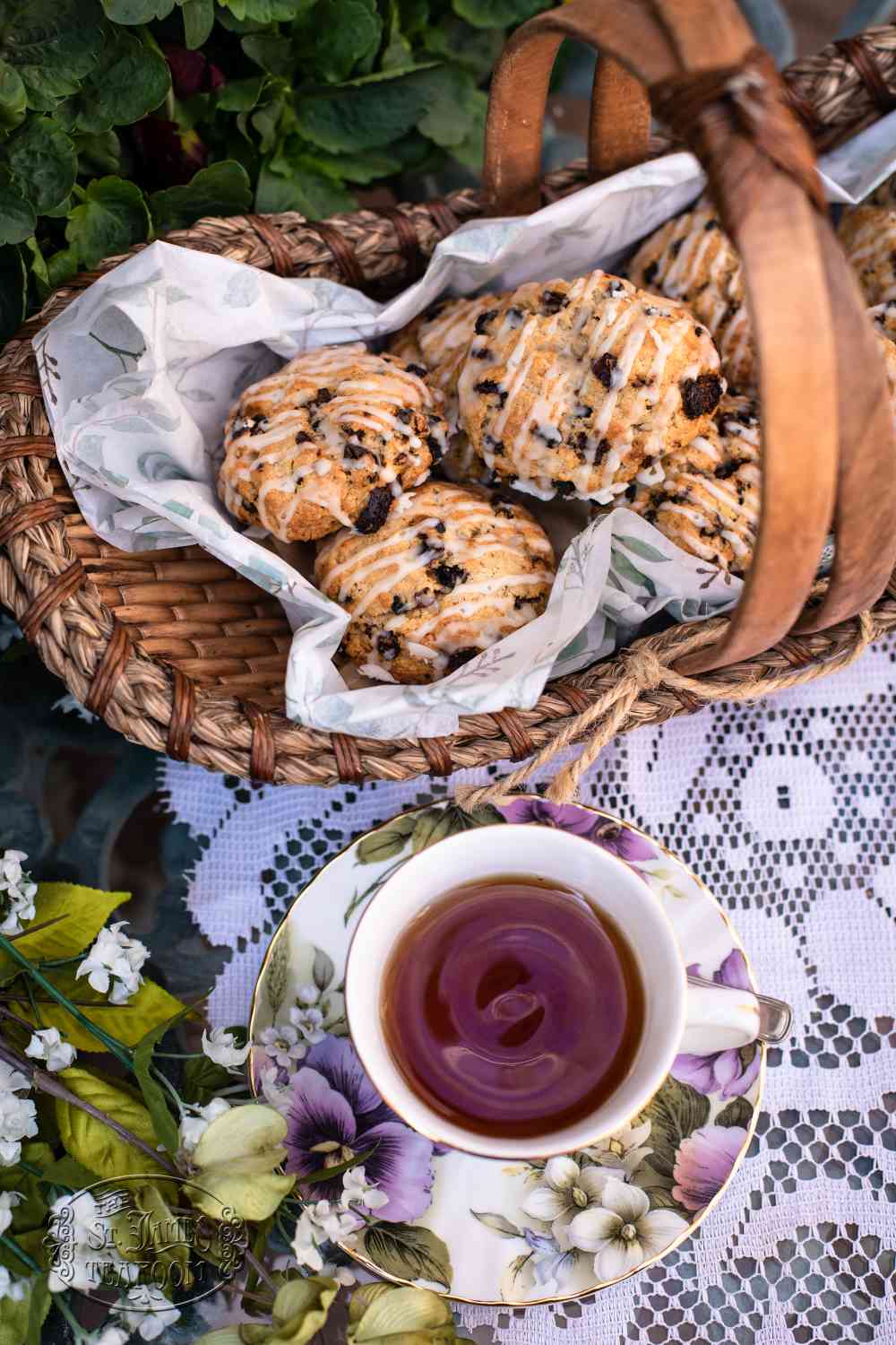 St. James Easter Scones Recipe - Serve with a Cup of Tea St. James Easter Scones Recipe - Serve with a Cup of Tea