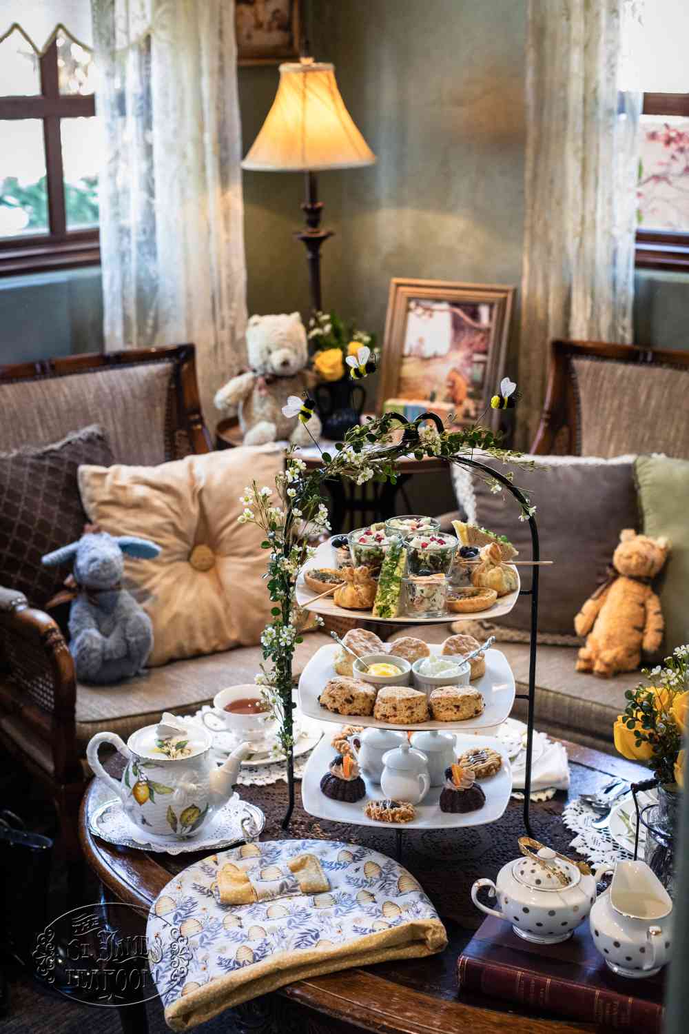 Afternoon Tea Menu - Tea in the Hundred Acre Wood - Dine in for 3 Styled Afternoon Tea Menu - Tea in the Hundred Acre Wood - Dine in for 3 Styled