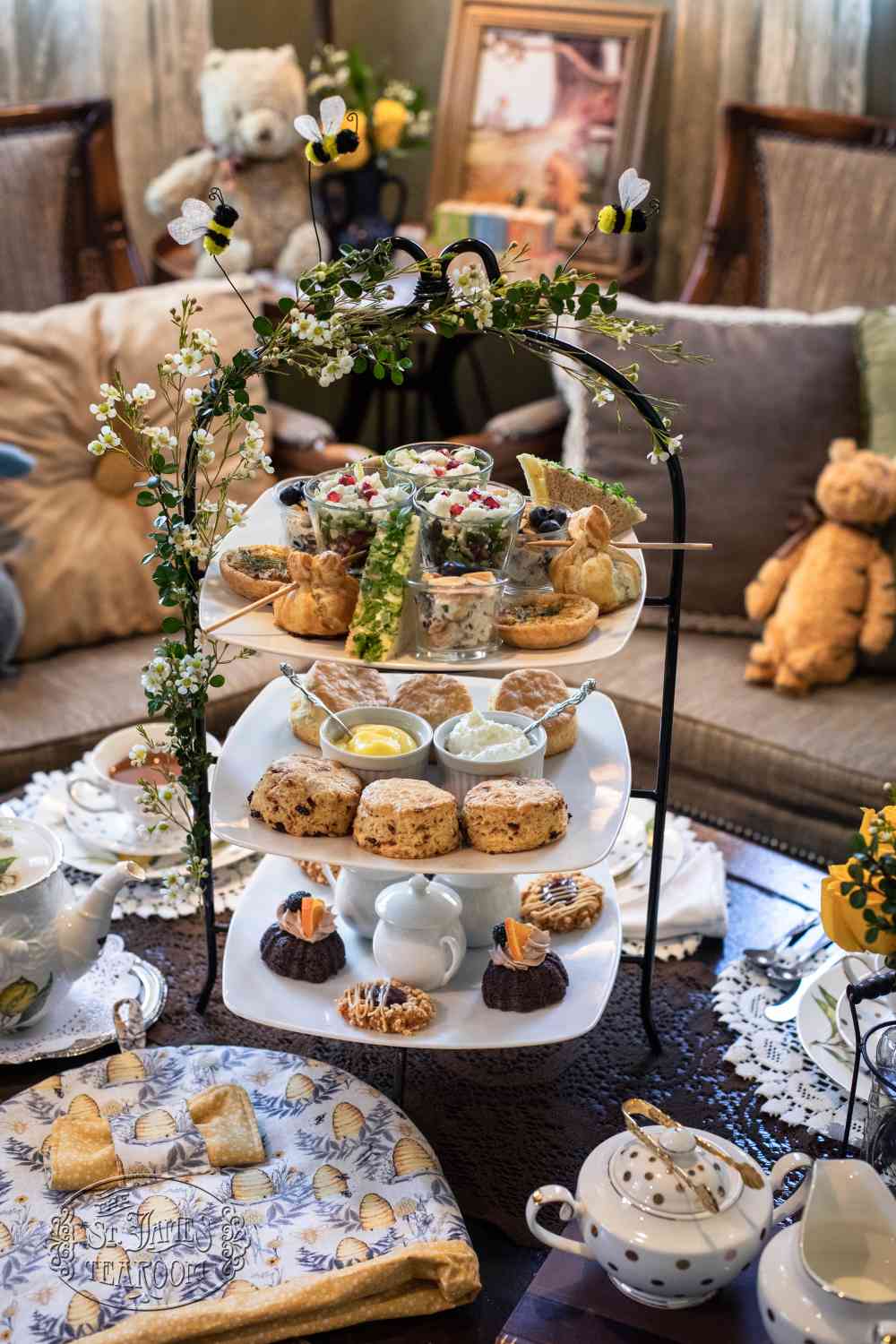 Afternoon Tea Menu for July – Tea in the Hundred Acre Wood | The