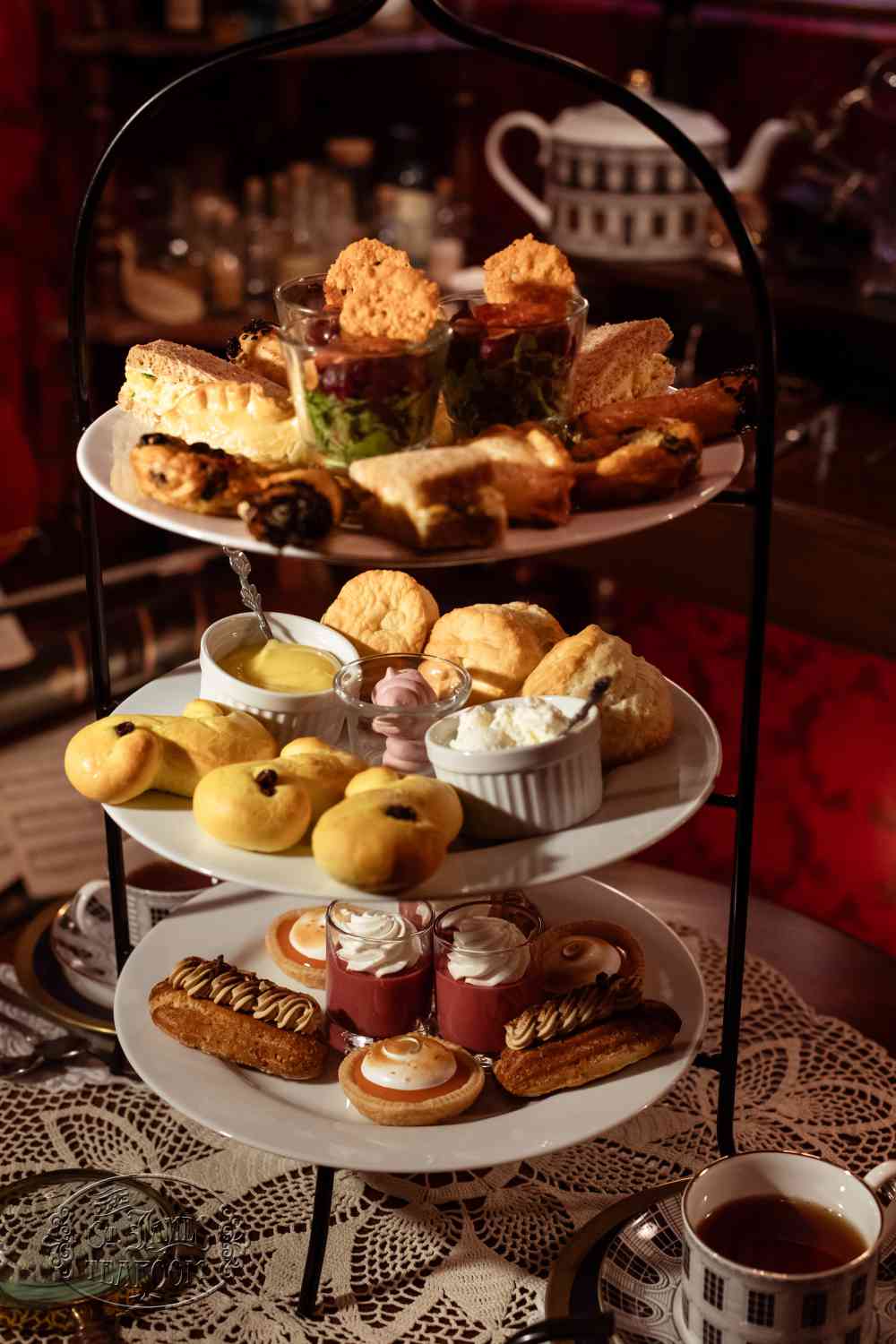 Afternoon Tea Menu - Sherlock Holmes Mystery Teatime - Dine in Tray for 3 Afternoon Tea Menu - Sherlock Holmes Mystery Teatime - Dine in Tray for 3