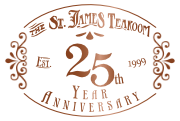 St James Logo 25 Years Copper Small Mobile