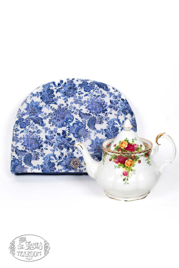St James Tearoom Gift Shop Albuquerque - Tea Cozy Bluebell Serenade Pattern St James Tearoom Gift Shop Albuquerque - Tea Cozy Bluebell Serenade Pattern