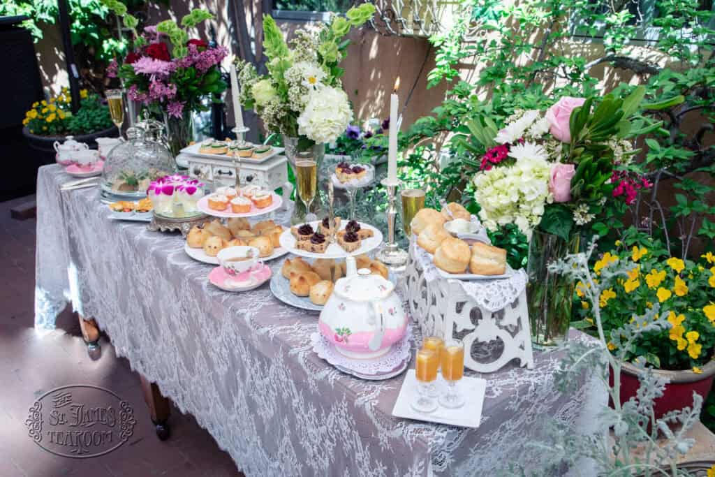 St James Tearoom - tea for bridal shower