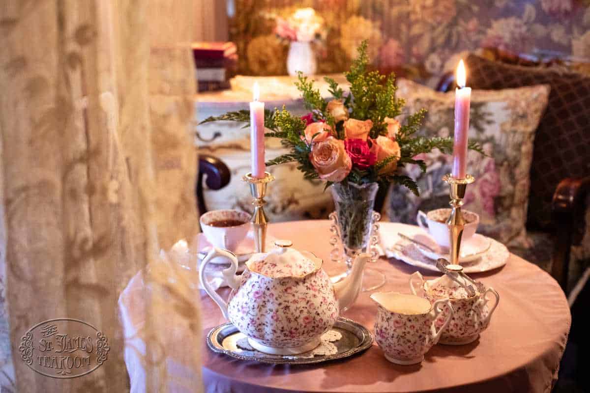 St. James Tearoom - Fine China in Tea Room