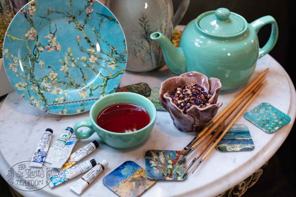 St. James Tearoom Online Tea Shop Caffeine Free Herbal Teas - Van Gogh, Smiling