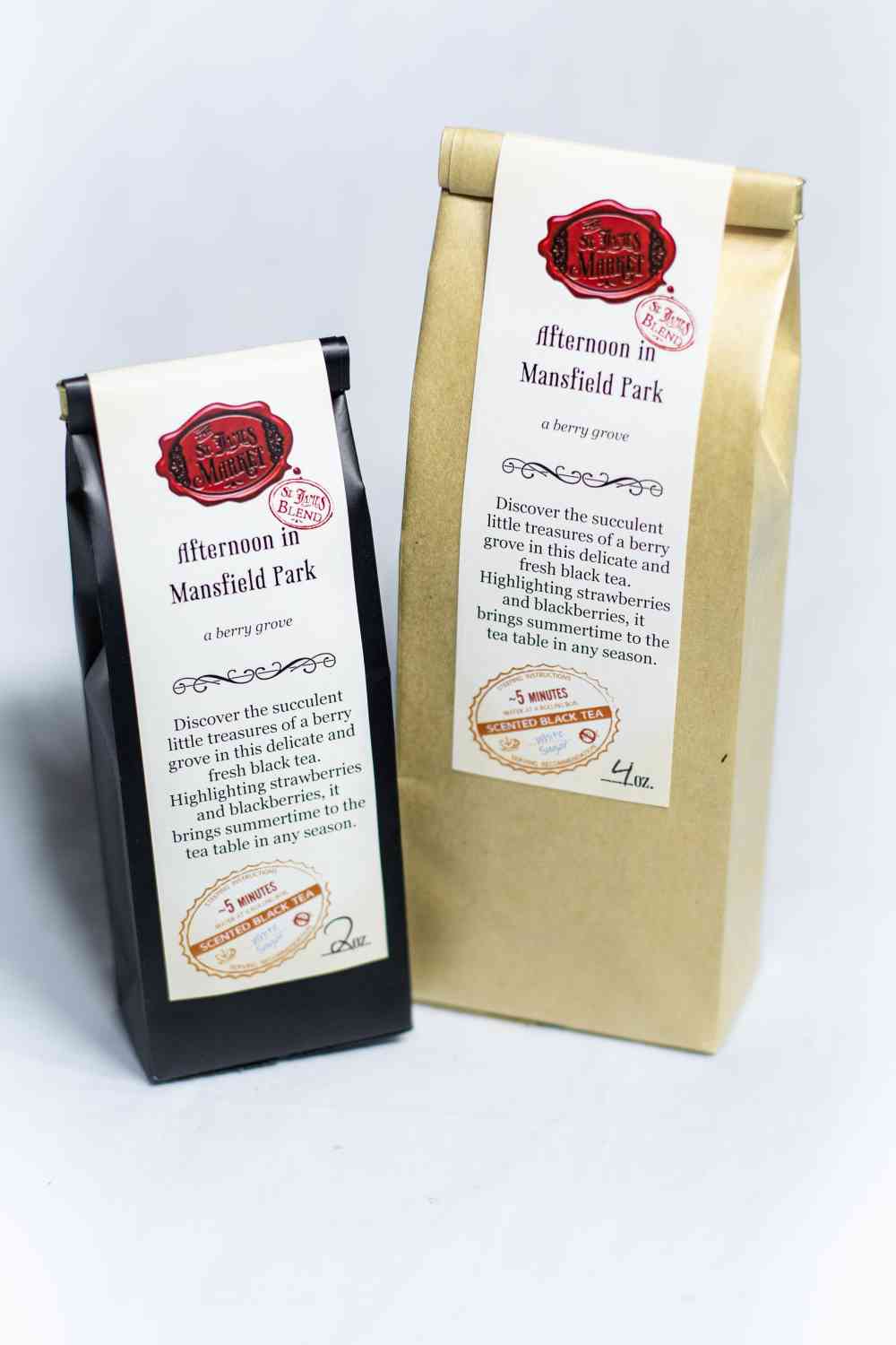 Online Tea Shop Loose Leaf Black Tea - Afternoon in Mansfield Park Bags fruity strawberry blackberry