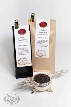 Online Tea Shop Loose Leaf Black Tea - Ceylon Orange Pekoe Bags and Leaves Mellow Pucker India Breakfast