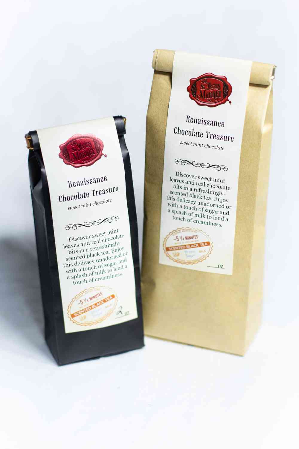 Online Tea Shop Loose Leaf Black Tea - Renaissance Chocolate Treasure Bags Sweet Chocolate Mint